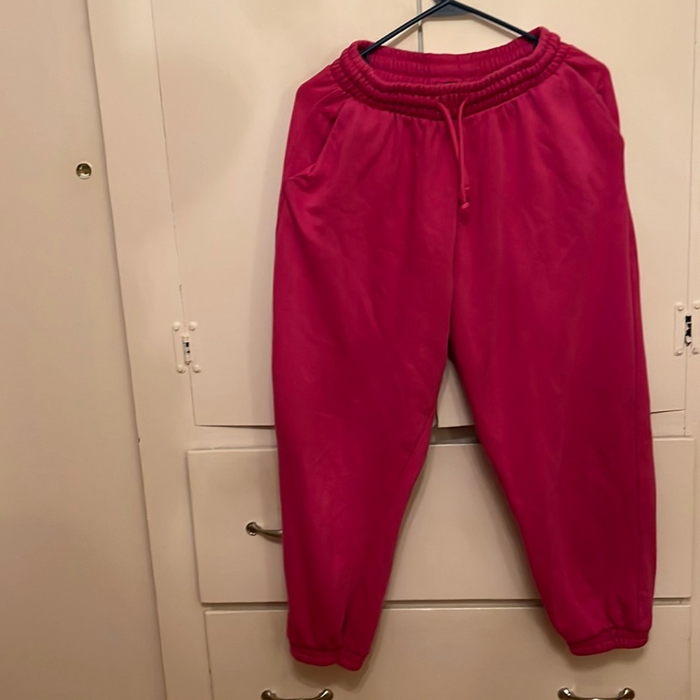 Zara pink sweatpants